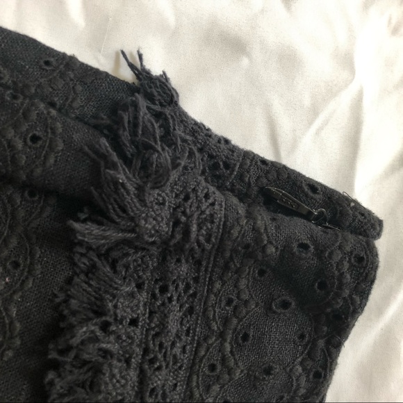 Anthropologie HD in Paris Tiered Fringe Skirt - Picture 7 of 8